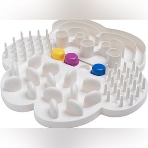 Wholesale Puzzle Board Slow Dog Food Feeder for Dogs 
Interactive White Pet